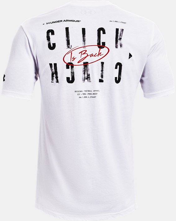 T-shirt UA Click Clack Is Back pour homme, White, pdpMainDesktop image number 5